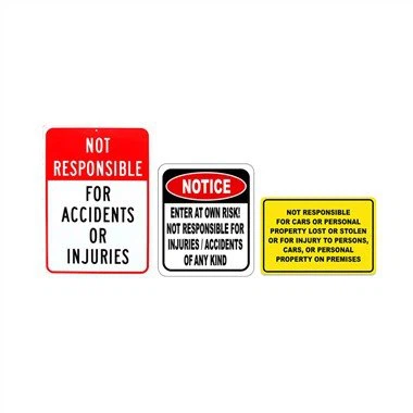 Nem felelős a balesetekért Jel