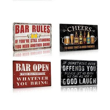 Vintage Bar Pub Vicces jelek